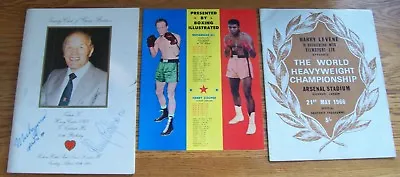 Muhammad Ali & Henry Cooper Dual Signed 50th Birthday Program RARE AFTAL/UACC RD • £1250