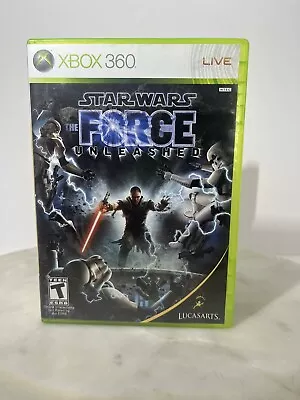 Star Wars: The Force Unleashed- CIB!  (Microsoft Xbox 360 2008) • $10