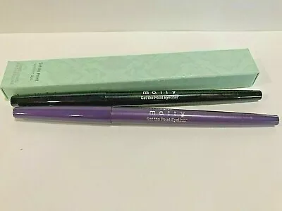 MALLY Get The Point  EyeLiner Duo  Self Sharpening (1) Black & (1) Violet   NIB  • $12.99