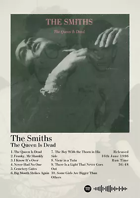 The Smiths Queen Is Dead Album Poster A1-5 Frame Option Morrissey Marr Indie 80s • £45