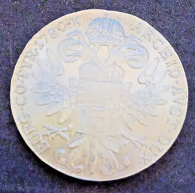 Old Maria Theresa Thaler BURG CO TYR 1780 X Archid Avst Dux (OLD S.F) Fine • £32.99