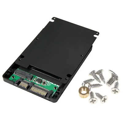 $14.18 • Buy B Key M.2 NGFF (SATA) SSD To 2.5  SATA3 Adapter Hard Drive With Case Box Screw