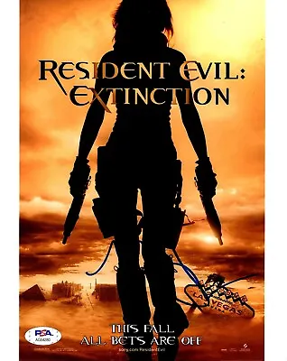 MILLA JOVOVICH Signed Autographed  RESIDENT EVIL  Movie 8x10 Photo PSA/DNA • $257.14