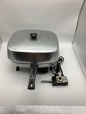 General Electric 10C122 12” Square Skillet Aluminum Tested Works • $29.99