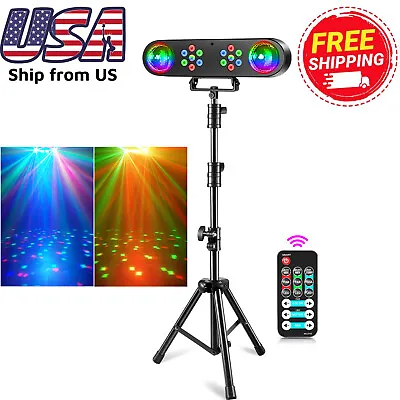 DJ Lights With Stand Party Bar Light Set Mobile Stage Lighting System Remote • $85.49