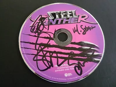 Steel Panther All 4 Band Autographed Signed CD Guaranteed • $59.99