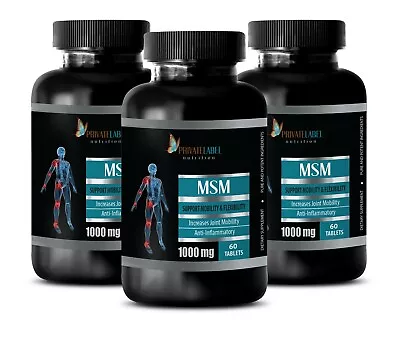 Msm Pills For Hair Growth - MSM 1000mg - For Joint Support 3B • $54.14