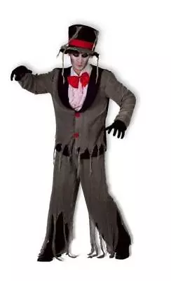 Adults Undertaker Zombie Groom Costume Outfit GRAVE Digger Halloween Corpse • £14.99