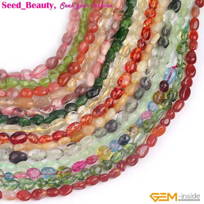 Natural Potato Nuggets Freeform Gems Chips Beads Jewelry Making Strand 15  SD • $5.33