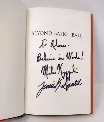 Mike Krzyzewski SIGNED Beyond Basketball Duke Coach K 2006 First Edition • $39.99