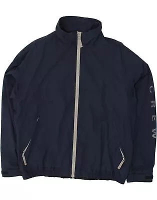 MURPHY & NYE Mens Graphic Bomber Jacket UK 40 Large Navy Blue Polyamide AT13 • £31.77