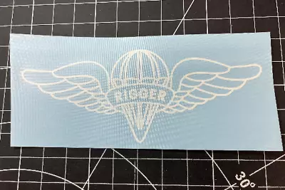 Rigger Airborne Wings Vinyl Decal - 30+ Colors • $4.99