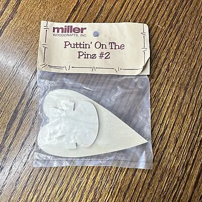 1x Miller Woodcrafts Puttin On The Pinz #2 - Frosted Heart Pin Kit • $10.65