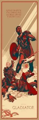 Gladiator   ** MONDO PRINT**   Martin Ansin / Russell Crowe / SOLD OUT / 2015 • $209