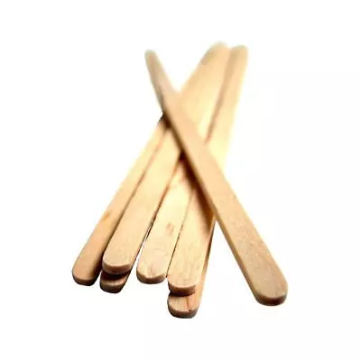 1000 X Wooden Stirrer Rounded End Disposable Coffee Tea Drink Stirrers 7  (18cm) • £9.25