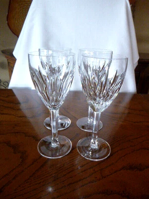 $199.99 • Buy Waterford Ireland 8  CARINA Water Goblets (Lot Of 4) - Older Gothic Hallmark