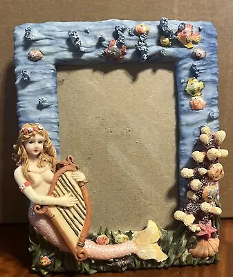 MERMAID Colorful & Blue Resin Picture Photo Frame  • $20