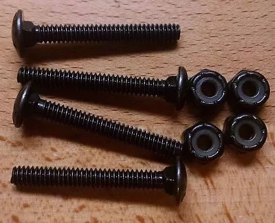$5.99 • Buy Arcade Joystick Mounting Bolts, Black Zinc, Perfect For Mame, 60 In 1, Etc