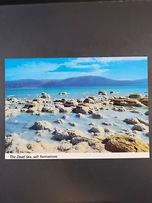 Postcard  Jordan Israel The Dead Sea Salt Formations Unposted Continental Card • $6.86