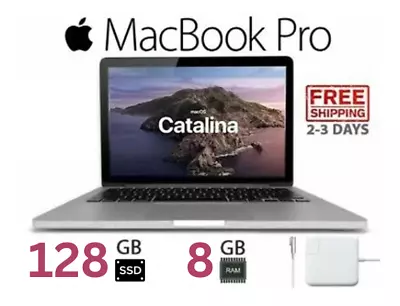 Apple Macbook Pro 13 Laptop | I5 8GB RAM | 128GB SSD | MacOS Catalina | WARRANTY • $145