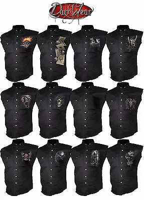 £19.90 • Buy Spiral Direct Work Shirt,Biker/Skull/Rock/heavy Metal/Rock/Plain/Dragon/Wolf/Top