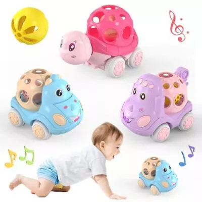 Car Toys For Babies 6-12 Months Toddler Rattle And Roll Car Gift For Boys Girls • £14.11