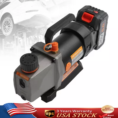 2.5CFM 80W Single-Stage Vacuum Pump Black Vacuum Pump Pure-copper Motor • $127.30