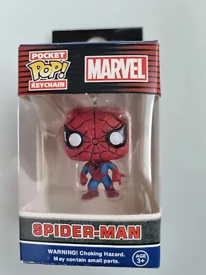 Spiderman Pocket Pop Keychain Funko Pop Keyring Classic Marvel • £6.49