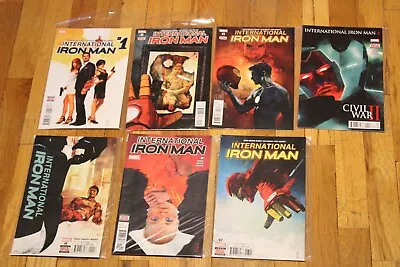 International Iron Man 1-7 Complete Comic Lot Run Marvel Civil War II 2 3 4 5 6 • $15.95