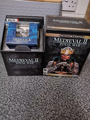 PC DVD  Medieval 11 Total War Collectors Edition With Figure (No DVD) • £12.99