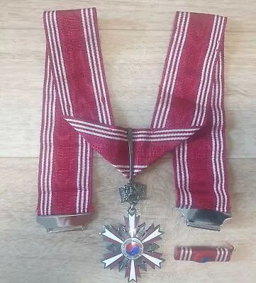 Vintage Order Of National Security Merit Bokuk Medal With Ribbon Bar • $300