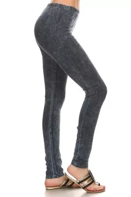 Chatoyant Mineral Wash Legging Charcoal Navy Large • £49.14