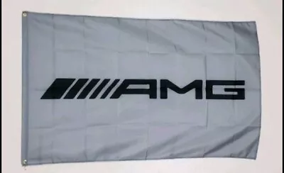 AMG Mercedes Benz Logo Flag Banner 3X5 Ft Mercedes Benz Garage Shop Man Cave  • $16.99