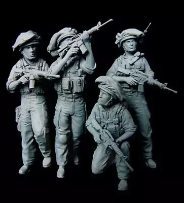 1/35 Scale Die Cast Resin Figure Israeli Soldier Model 4 Person Assembly Kit  • £17.35
