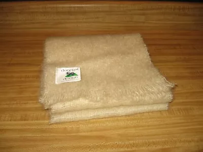 Elegant Donegal Design Natural Wool Colored 74 X 9 1/2 Inch Scarf Ireland • $14