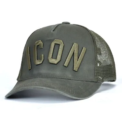 Icon Trucker Cap Adults Unisex Adjustable Baseball Snapback Hats By King Ice • £15.99