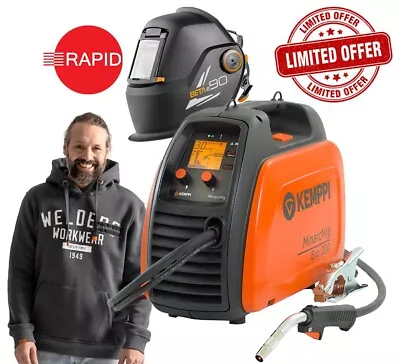 Kemppi MinarcMig 200 Evo Adaptive Mig Welder Package 3 Year Warranty 230v • £1325