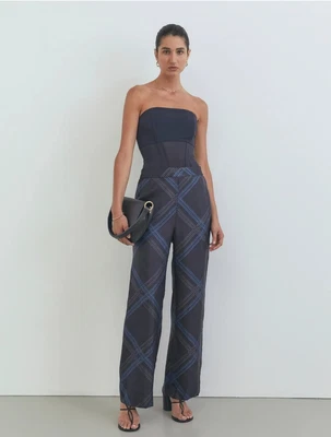 Viktoria & Woods Chauffeur Silk Trousers - Size 0 RRP $450 • $174.95