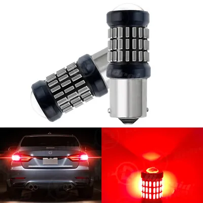 1156 7506 P21W Red LED Brake Stop Tail Light Bulb Error Free For BMW Audi Lexus • $12.99