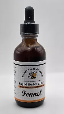 Fennel Tincture Organic 2oz Bottle Digestive Respiratory • $13.99