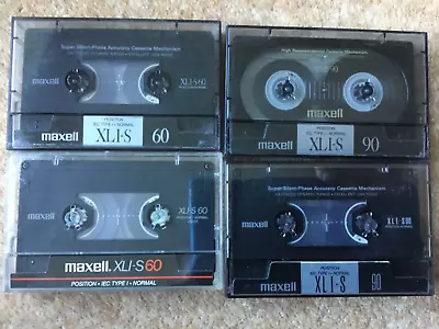 MAXELL XLI S Quality Audio Cassette. Bundle X 4 • £3