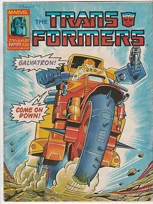 Marvel UK 1987 TRANSFORMERS #119 Comics Bag/Board Fine Wreck-Gar Goldbug G1 • $9