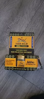 Tiger Balm Ultra Strength Pain Relieving Ointment Non-Staining Open Box 11/2026 • $6.36