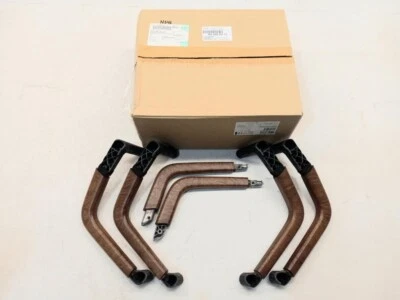 $680 • Buy New OEM Genuine Porsche Olive Wood Grab Handle Kit 2014-2017 Cayenne 95804480073
