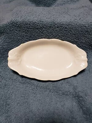 Relish Pickle Oval Dish John Maddock & Sons White Royal Semi Porcelain England • $4.99