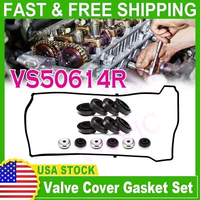 VISVIC VS50614R Valve Cover Gasket For Acura RSX Honda Civic K20A3 K20Z1 K20Z3 • $26.69