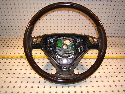 Volvo 2003 XC90 T6 Front Dash WOOD /Gray Steering OEM 1 Wheel With Side Switches • $365