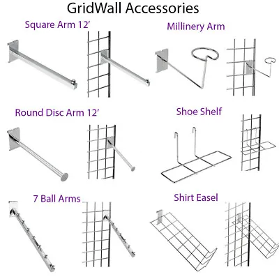 Grid Wall/ Gridwall Mesh Chrome Retail Shop Display Panel Accessory/ Accessories • £6.95