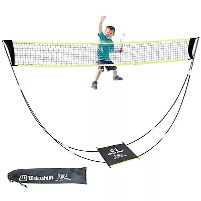 10 Feet Portable Badminton Volleyball Tennis Net Set With Stand/Frame Carry Bag • $35.98