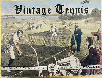 Vintage Tennis Ferd Piatnik & Sons Made In Austria #2246 Playing Cards • $11.02